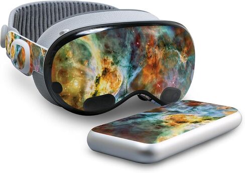 Carbon Fiber VR Skin Compatible with Apple Vision Pro - Antique Marble - Premium 3M Vinyl Protective Wrap Decal Cover - Easy to Apply | Crafted in The USA by MightySkins in Saudi Arabia