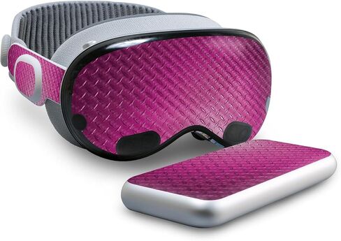 Carbon Fiber VR Skin Compatible with Apple Vision Pro - Mermaid Scales - Premium 3M Vinyl Protective Wrap Decal Cover - Easy to Apply | Crafted in The USA by MightySkins in Kuwait