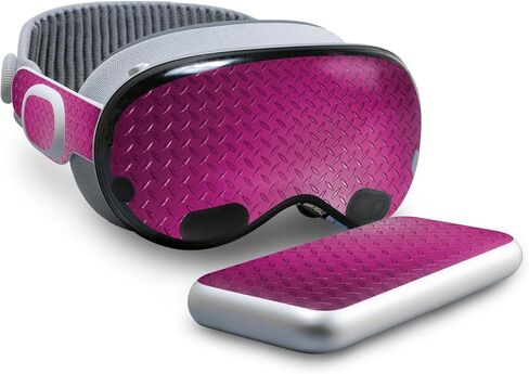 Carbon Fiber VR Skin Compatible with Apple Vision Pro - Mermaid Scales - Premium 3M Vinyl Protective Wrap Decal Cover - Easy to Apply | Crafted in The USA by MightySkins in Kuwait