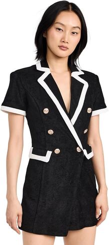 English Factory Women's Terrycloth Blazer Romper in Saudi Arabia