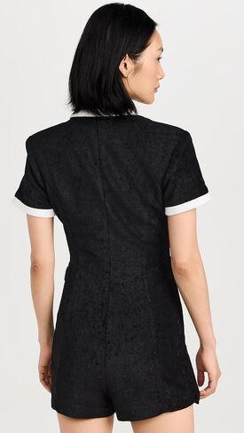 English Factory Women's Terrycloth Blazer Romper in Saudi Arabia