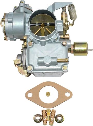 مكربن ​​Surwit 34PICT-3 لسيارة VW Beetle Super Beetle 1971-1979 محرك ثنائي المنفذ 1600cc 12 فولت مبرد بالهواء من النوع 1 شيء خنق أوتوماتيكي Karmann Ghia Squareback Transporter Part # 113129031K in Kuwait