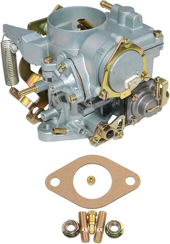 مكربن ​​Surwit 34PICT-3 لسيارة VW Beetle Super Beetle 1971-1979 محرك ثنائي المنفذ 1600cc 12 فولت مبرد بالهواء من النوع 1 شيء خنق أوتوماتيكي Karmann Ghia Squareback Transporter Part # 113129031K in Kuwait