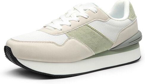 DREAM PAIRS Women Chunky Platform Lightweight Lace Up Casual Fashion Sneaker in Kuwait