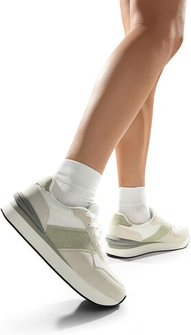 DREAM PAIRS Women Chunky Platform Lightweight Lace Up Casual Fashion Sneaker in Kuwait