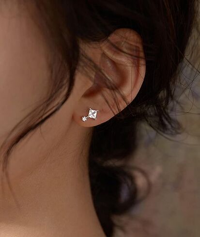 SLUYNZ 925 Sterling Silver Pearls Dangle Earrings Chain for Women Teen Girls Asymmetric CZ Studs Pearl Earrings Tassel in Saudi Arabia