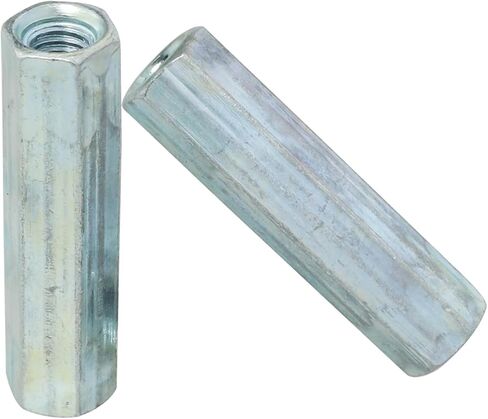 M6 Long Rod Nut FMHXG 6PCS M6x40mm Hex Coupling Nut Female Thread Straight Hex Threaded Bar Rod Studding in Kuwait