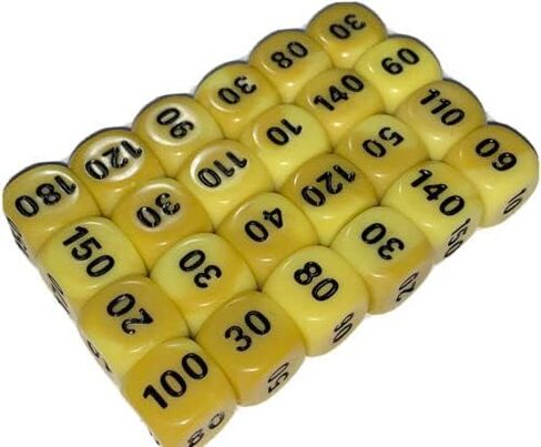 Pokemon - Damage Counter Dice - x24 - Yellow & Black - Crown Zenith Elite Trainer Box Exclusive in Saudi Arabia