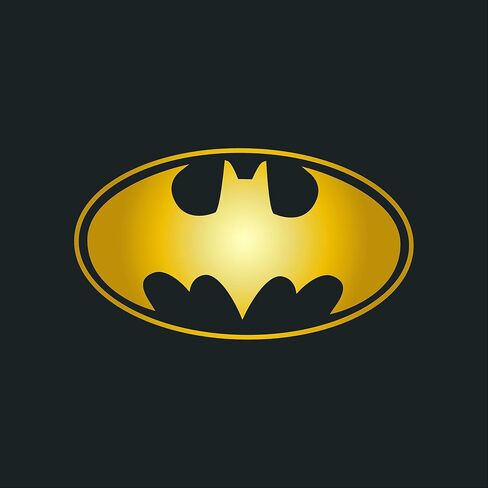 DC Comics Batman Jewelry for Men, Stainless Steel Two Tone Logo Pendant, Necklace in Saudi Arabia