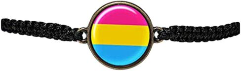 سوار فخر Pansexual، مجوهرات Pansexual، سوار فخر، سوار الراتنج، علم فخر سوار وردي أصفر أزرق، سوار للجنسين... in Kuwait