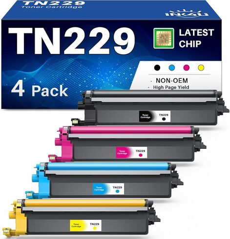 TN229XL Black Toner Cartridge for Brother Printer Replacement for Brother TN229XL TN229 TN-229XL for Brother HL-L3220CDW HL-L3280CDW MFC-L3720CDW MFC-L3780CDW HL-L3300CDW HL-L3295CDW Printer (2-Pack) in Saudi Arabia