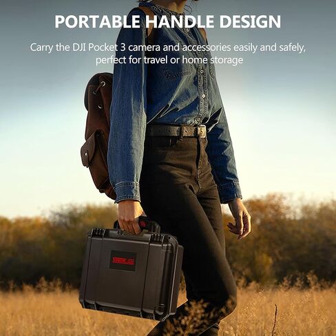 STARTRC OSMO Pocket 3 Hard Case, Multifunctional Portable Waterproof Hard Case for DJI OSMO Pocket 3 Creator Combo Camera Accessories in Saudi Arabia