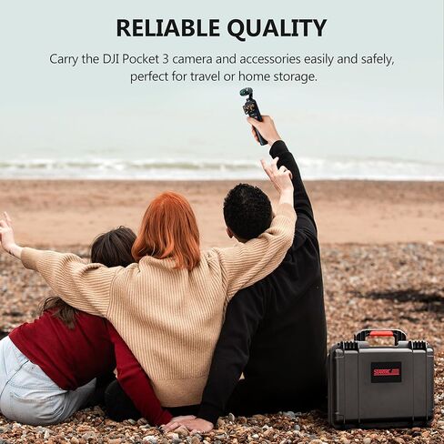 STARTRC OSMO Pocket 3 Hard Case, Multifunctional Portable Waterproof Hard Case for DJI OSMO Pocket 3 Creator Combo Camera Accessories in Saudi Arabia