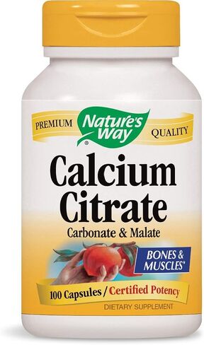 Nature's Way, Calcium Citrate, 100 Capsules in Saudi Arabia