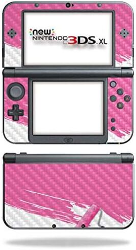 MightySkins Carbon Fiber Skin for Nintendo New 3DS XL (2015) - Art | Protective, Durable Textured Carbon Fiber Finish | Easy to Apply, Remove, and Change Styles | Made in The USA in Saudi Arabia