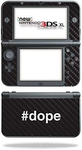 MightySkins Carbon Fiber Skin for Nintendo New 3DS XL (2015) - Art | Protective, Durable Textured Carbon Fiber Finish | Easy to Apply, Remove, and Change Styles | Made in The USA in Saudi Arabia