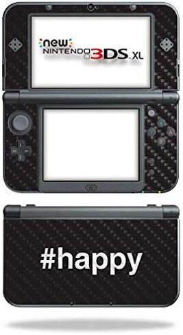MightySkins Carbon Fiber Skin for Nintendo New 3DS XL (2015) - Art | Protective, Durable Textured Carbon Fiber Finish | Easy to Apply, Remove, and Change Styles | Made in The USA in Saudi Arabia