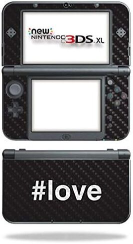 MightySkins Carbon Fiber Skin for Nintendo New 3DS XL (2015) - Art | Protective, Durable Textured Carbon Fiber Finish | Easy to Apply, Remove, and Change Styles | Made in The USA in Saudi Arabia