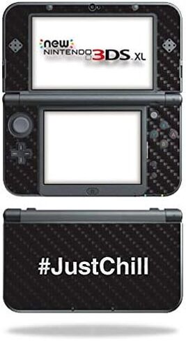 MightySkins Carbon Fiber Skin for Nintendo New 3DS XL (2015) - Art | Protective, Durable Textured Carbon Fiber Finish | Easy to Apply, Remove, and Change Styles | Made in The USA in Saudi Arabia