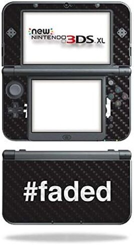 MightySkins Carbon Fiber Skin for Nintendo New 3DS XL (2015) - Art | Protective, Durable Textured Carbon Fiber Finish | Easy to Apply, Remove, and Change Styles | Made in The USA in Saudi Arabia