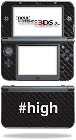 MightySkins Carbon Fiber Skin for Nintendo New 3DS XL (2015) - Art | Protective, Durable Textured Carbon Fiber Finish | Easy to Apply, Remove, and Change Styles | Made in The USA in Saudi Arabia