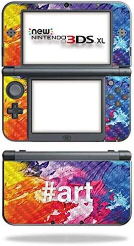 MightySkins Carbon Fiber Skin for Nintendo New 3DS XL (2015) - Art | Protective, Durable Textured Carbon Fiber Finish | Easy to Apply, Remove, and Change Styles | Made in The USA in Saudi Arabia