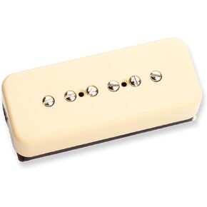 Seymour Duncan P90 Stack - Noiseless P90 Soapbar Pickup - Vintage Style Neck Pickup for Electric Guitars - Cream