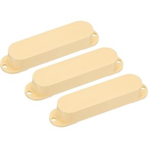 MECCANIXITY Guitar Pickup Cover Closed Single Coil No Holes Plastic Closed Shell for Electric Guitar Green 3 Pack