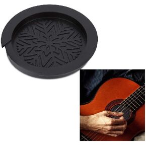 Sound Hole Cover Black Rubber Guitar Pickup Sound Hole Block for Classic Acoustic Guitar Parts 38''/39''