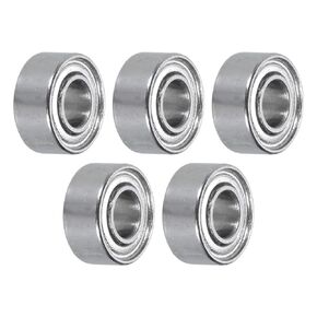 uxcell 5pcs 684ZZ Miniature Deep Groove Ball Bearings 4x9x4mm Double Shielded Bearings for Electric Motor, Home Appliances, Garden Machinery, P5 (ABEC 5)