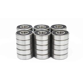30pcs 608-2rs Bearing Steel - Double Rubber Seal Shield Miniature Deep Groove 608-2rs Bearing Steel (8mm x 22mm x 7mm) Bearing High Speed Electric Water Pump Special Pump