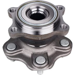 Autoround 512346 Rear Wheel Hub and Bearing Assembly Compatible with 2003-2007 Infiniti G35, 2003-2009 Nissan 350Z, Non- ABS