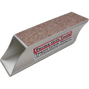 Perma-Grit Wedge Block, Tungsten Carbide, 2 sided, Sanding Block, 5.5" x 2"