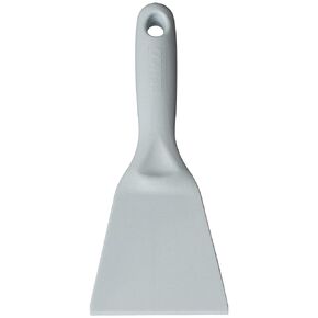 Remco 6961MD5 White/Grey Polypropylene Metal Detectable Hand Scraper, Injection Molded Blade, 8" L x 3" W, 1 Piece