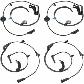 AUTOKAY 4 x ABS Wheel Speed Sensor Front Rear R & L Fits for Compass Patriot Caliber AWD/4WD Re# 5105572AA, 5105573AA, 5105064AA, 5105065AB