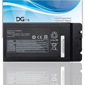 CF-VZSU0PW CF-VZSU0PR Battery Replacement Pack for PANASONIC TOUGHBOOK CF54 CF-54 Mk1 Series 54 Gloved Multi Touch, 54 Lite, 54 Performance, 54 Prime Higher Capacity (11.1V 46Wh/4200mAh)