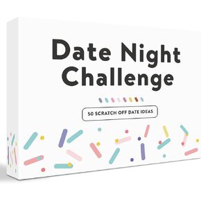 50 Fun & Romantic Scratch Off Date Ideas for Couples, Gifts for Him, Her, Husband, Boyfriend, Men - Couples Gift Ideas for Christmas, Valentine's Day, Anniversary, Wedding