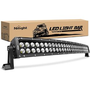 Nilight - 71013C-A 32" 180W Spot Flood Combo High Power LED Driving Lamp LED Light Bar Off Road Fog Driving Work Lights for SUV Boat Jeep Lamp,2 Years Warranty