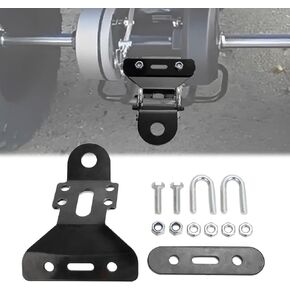 Alpha Rider Trailer Tow Hitch Trailer Hitch Tightener for 2019-2023 Yamaha Grizzly/Raptor 90 Raptor 110 Trailer Hitch Accessories Heavy Duty CNC Hitch Clamp Tow Hitch Stabilizer (Black)