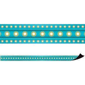 Teacher Created Resources Light Blue Marquee Magnetic Strips (TCR77307)