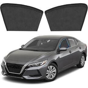 مظلة نافذة السيارة - قطعتان من النافذة الأمامية مخصصة لسيارة Honda CRV 2023-2024، أغطية زجاجية جانبية وشاشة، ستائر من أشعة الشمس، حماية من الحرارة والحشرات، للأطفال في السيارات، ملحقات التخييم in Kuwait