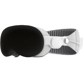 Vision Pro Case Silicone Protective Lens Cover Shockproof Anti-Scratch Compatible with Apple Vision Pro VR Headset 2024 (Black)