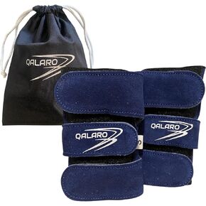 Suede Wrist Supports (Pair) with Bag | Gymnastics, Acrobatics, Cheer Adjustable Wrist Guards | Wrist Injury Prevention | Wrist Support Brace | Hand Wraps
