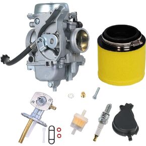 0470-454 Carburetor for Arctic Cat 400 375 Carb 2002 2003 2004 Compatible with CVK32 With Petcock Valve