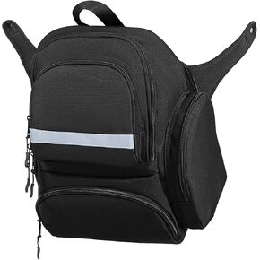 حقيبة تنظيم لعربة الأطفال متوافقة مع حقيبة ظهر لحفاضات الأطفال ومقعد السيارة للأطفال من دونا، جناحين على الجانبين وحزام كتف قابل للفصل، أسود in Kuwait