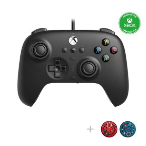 8Bitdo Ultimate Wired Controller for Xbox Series X|S, Xbox One and Windows, Hall Effect Joystick Update, PC Gaming Gamepad with Back Buttons, Trigger Vibration - Officially Licensed (Black)