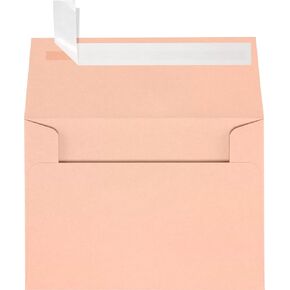 مظاريف دعوة LUXPaper 4Bar A1 | قشر واضغط | 3 5/8 بوصة × 5 1/8 بوصة | أحمر الخدود الوردي | 80 رطل. نص | 50 الكمية