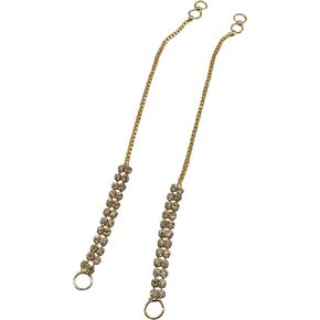 Jwellmart Women's Diva Collection CZ Stone Earrings Extensions/Support/Ear chains