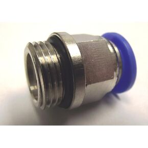 MTC 1/4-G02 Push to Connect Straight Male Fitting, 1/4" OD, 1/4" BSPP (G) Thread (Pack of 10)