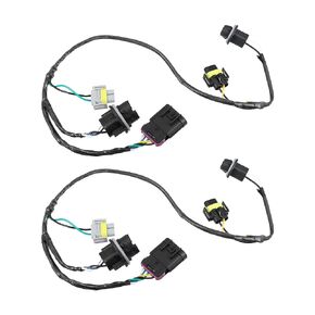 X AUTOHAUX 2Pcs 15930264 Headlight Wiring Harness Headlamp Socket Connector Wire for Chevrolet Malibu 2008 2009 2020 2021 2012 Headlamp Wire Harness Connector 645-539